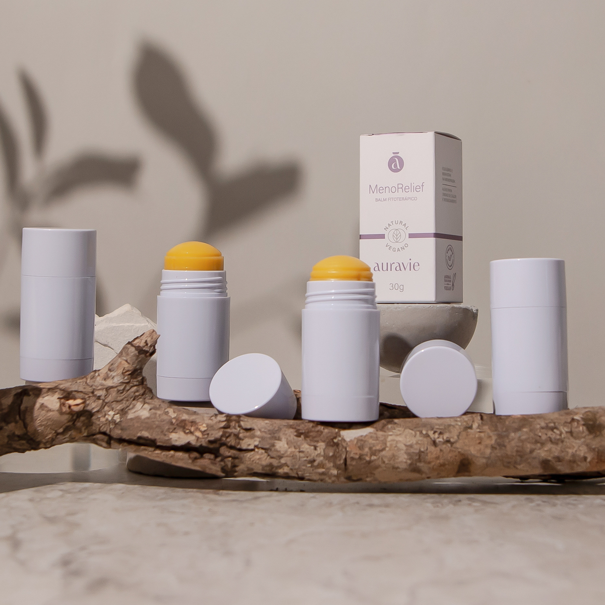 Menorelief - Balm cosmético para equilíbrio e bem estar feminino