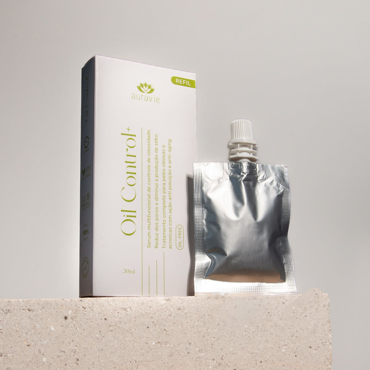 Refil Serum Facial Multifuncional: Controle Oleosidade e ação anti rugas e linhas de expressão - 30ml