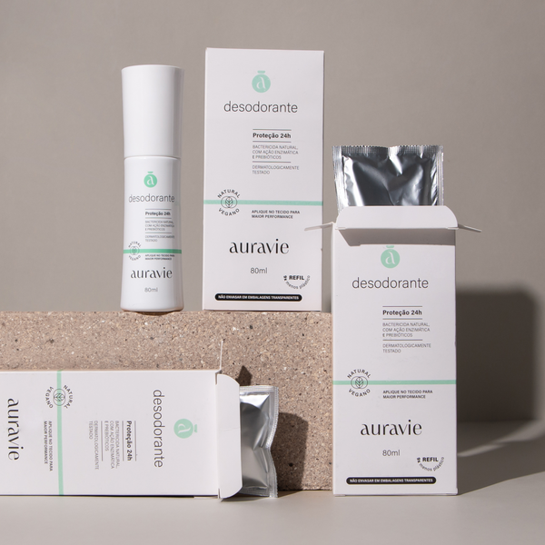 Kit Desodorante spray + 3 refis