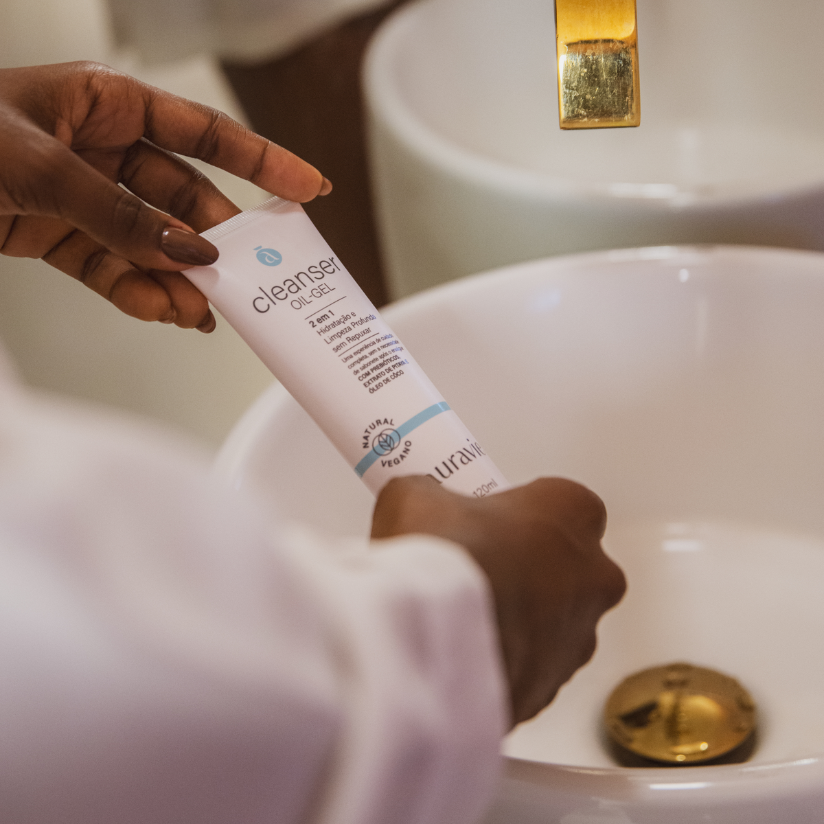 Cleanser - Óleo-gel de limpeza facial diária - Demaquilante - 120g