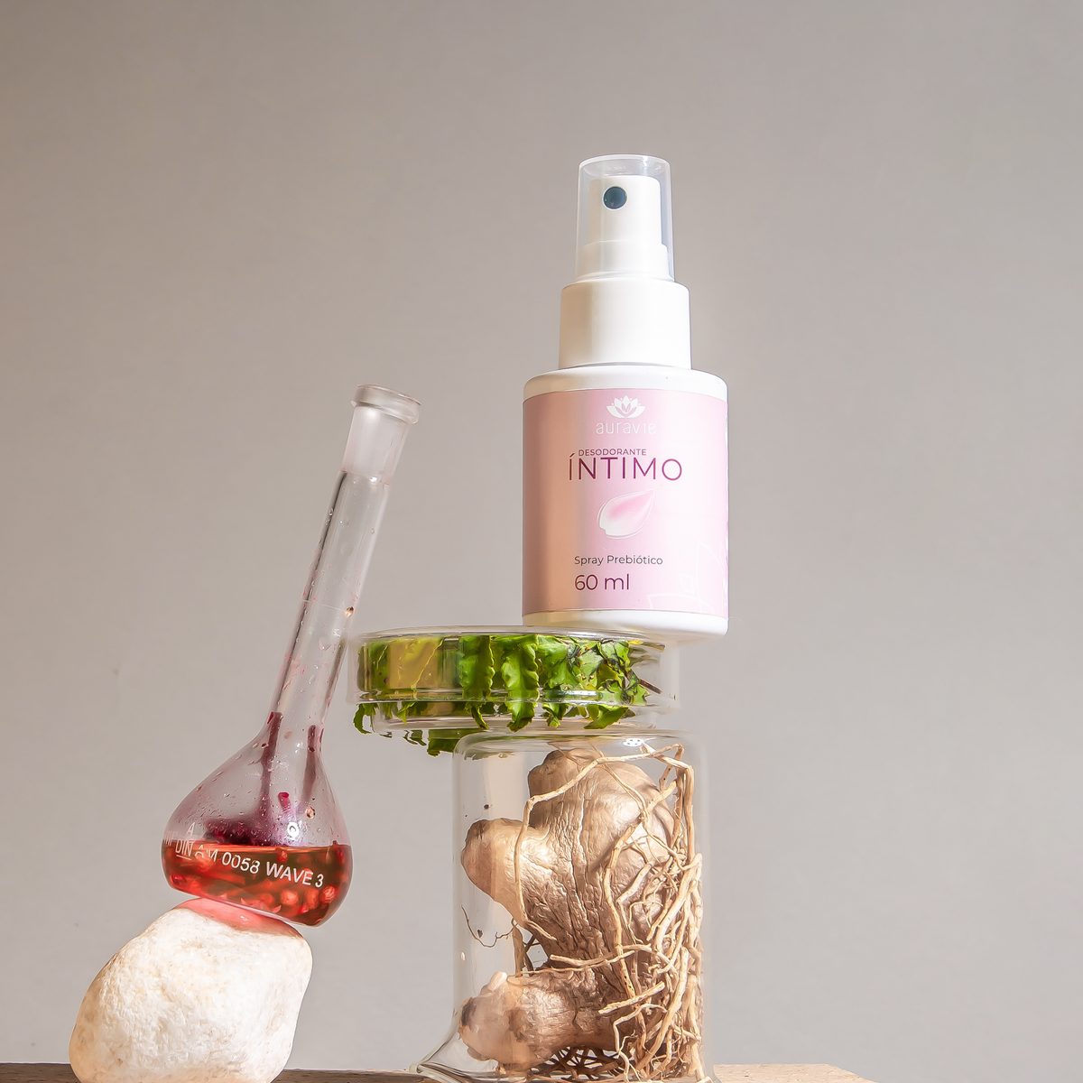 Desodorante Íntimo com Prebióticos - Natural e Vegano - 60ml