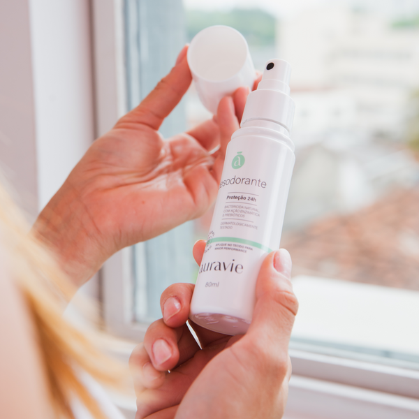 Refil Desodorante Natural e Vegano Spray - Aura Bioma - 80 ml
