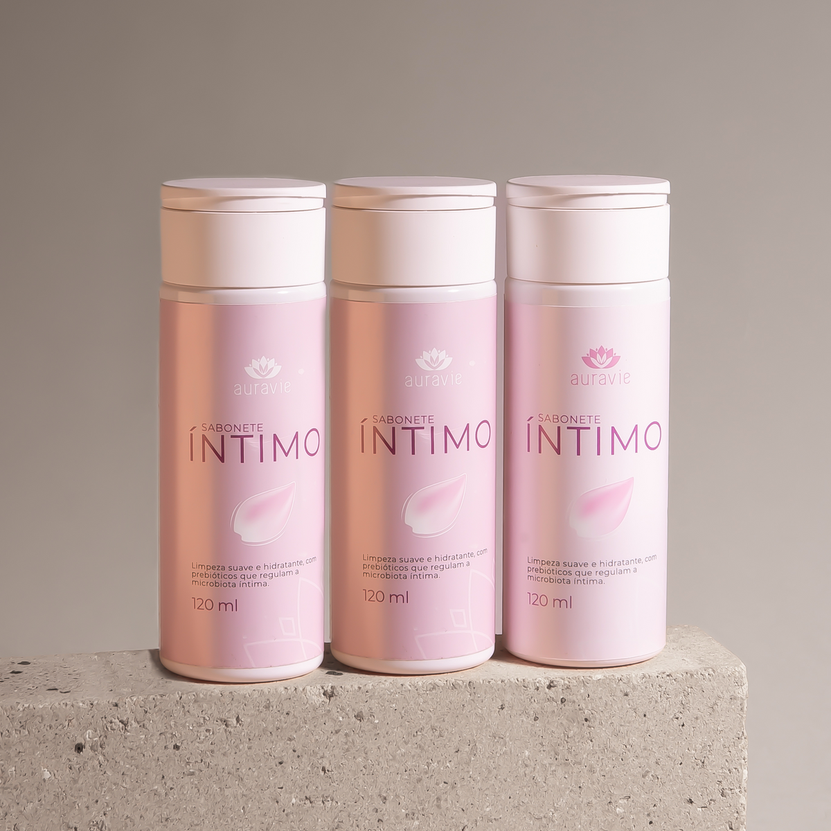 Kit 3 sabonetes íntimos