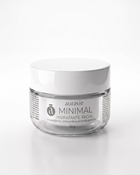 Hidratante Facial Minimal - Macadâmia, Chá Verde e Centella Asiática - 50g