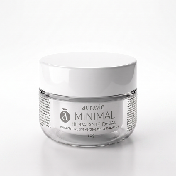 Hidratante Facial Minimal - Macadâmia, Chá Verde e Centella Asiática - 50g
