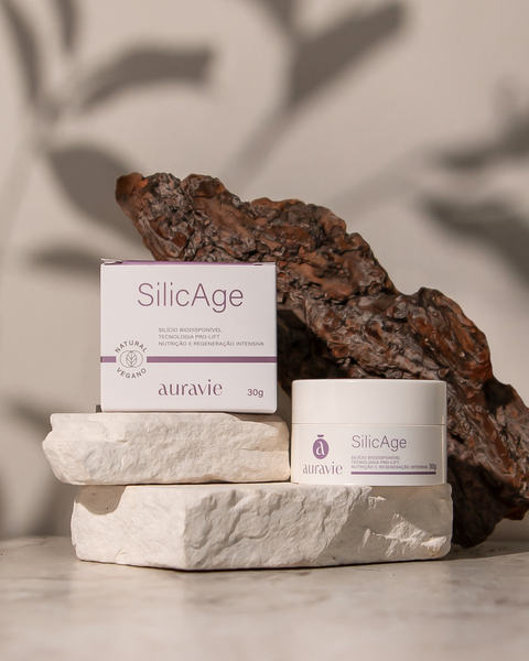 Silic Age - Tratamento noturno com Silício biodisponível e peptídeos cíclicos - 30g
