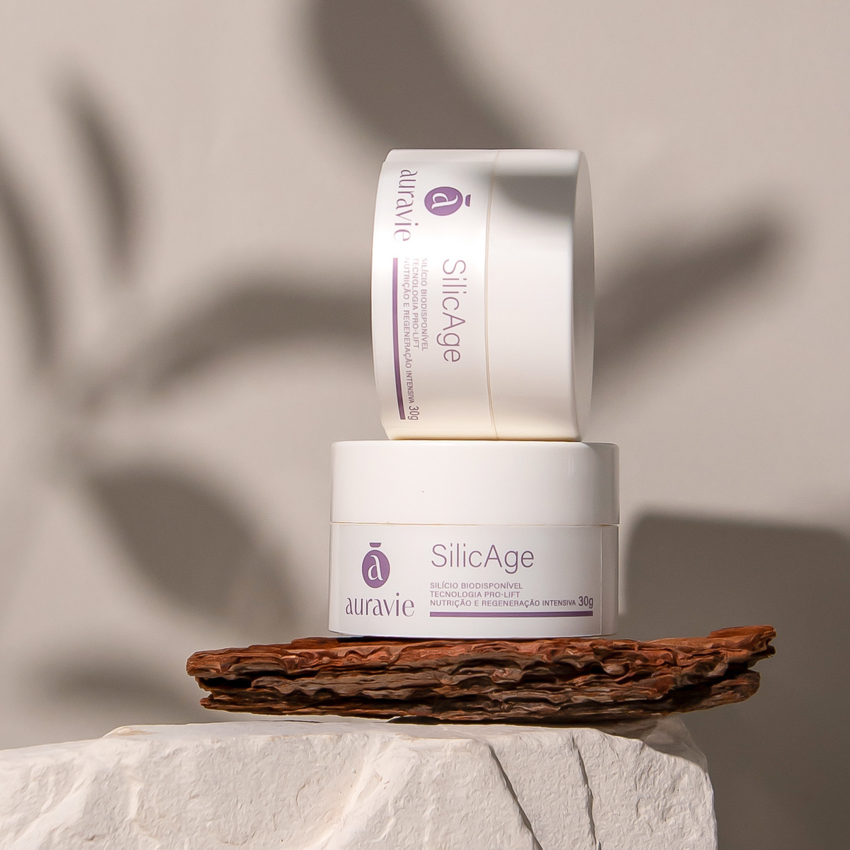 Silic Age - Tratamento noturno com Silício biodisponível e peptídeos cíclicos - 30g