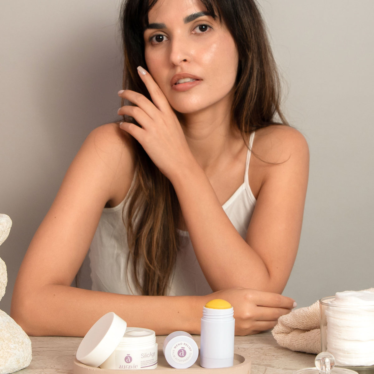 Kit Silic Age - Tratamento Silício + Menorelief - Balm fitoterápico