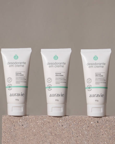 Kit 3 Desodorantes em creme adulto - 60g