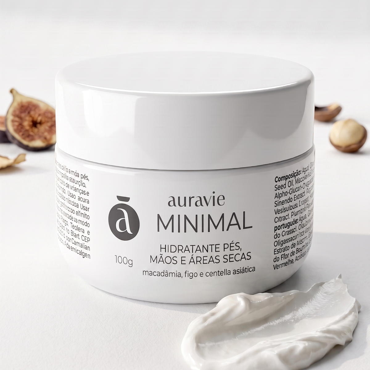 Hidratante Pés, Mãos e áreas secas Minimal - 100g