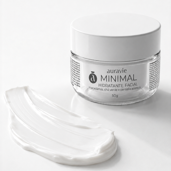 Hidratante Facial Minimal - Macadâmia, Chá Verde e Centella Asiática - 50g