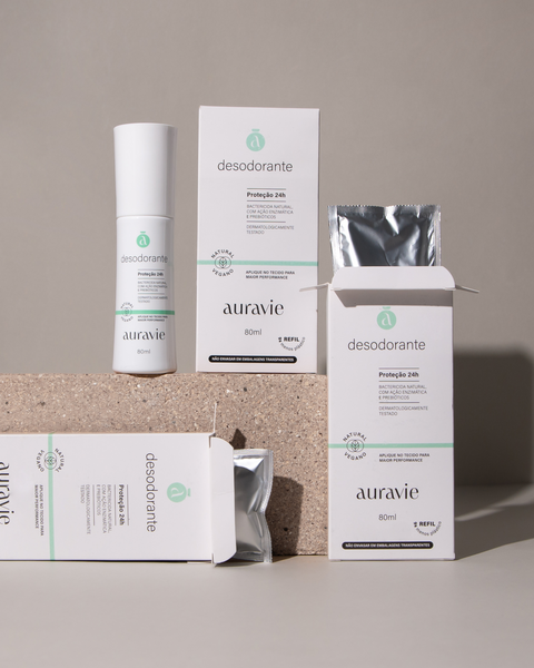 Kit Desodorante spray + 3 refis