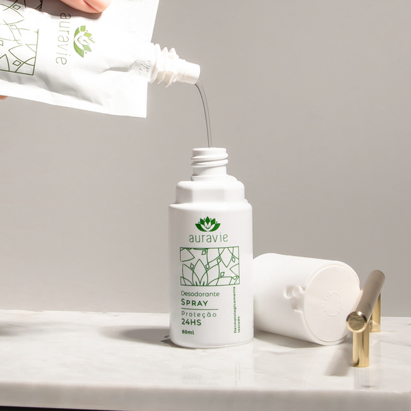 Kit Desodorante spray + 3 refis