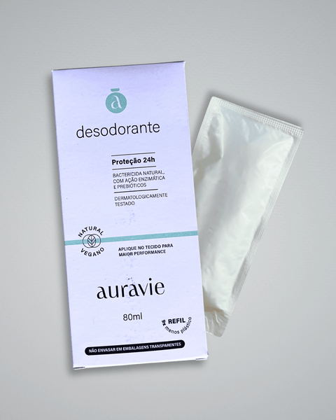 Refil Desodorante Natural e Vegano Spray - Aura Bioma - 80 ml