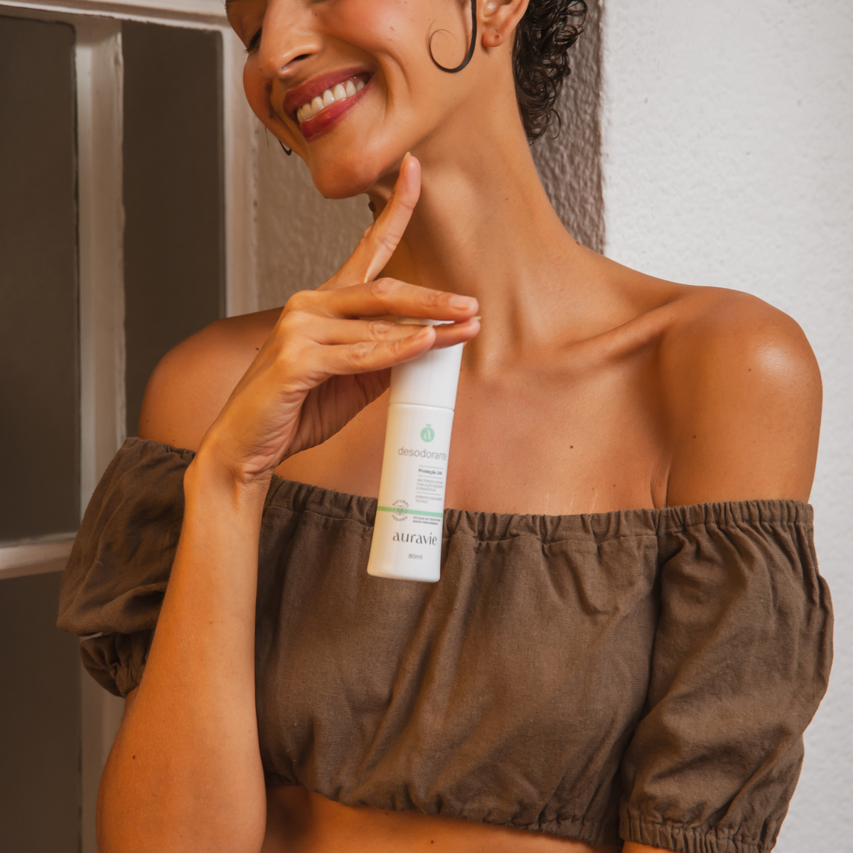Refil Desodorante Natural e Vegano Spray - Aura Bioma - 80 ml