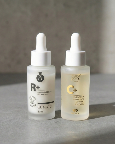 Kit Vitamina C + R+ Retinol-like e Lifting Imediato