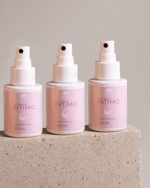Kit 3 desodorantes íntimos - com Prebióticos - Natural e Vegano - 60ml