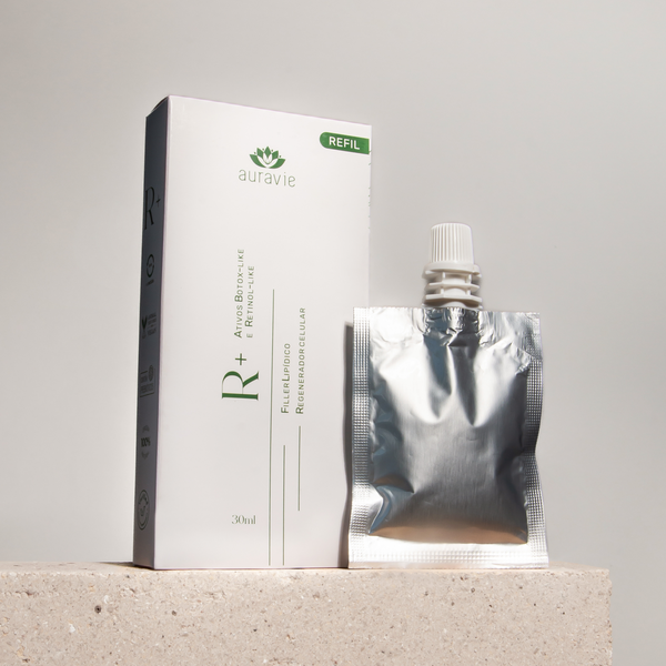 Refil Serum Facial R+ com Peptídeos de ação Retinol-like e lifting imediato - 30ml