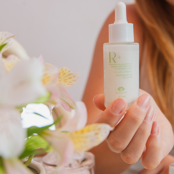 Serum Facial R+ com Peptídeos de ação Retinol-like e lifting imediato - 30ml