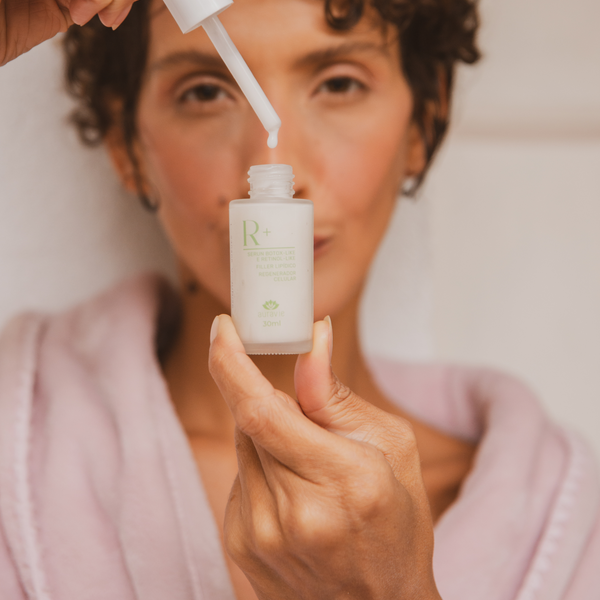 Serum Facial R+ com Peptídeos de ação Retinol-like e lifting imediato - 30ml